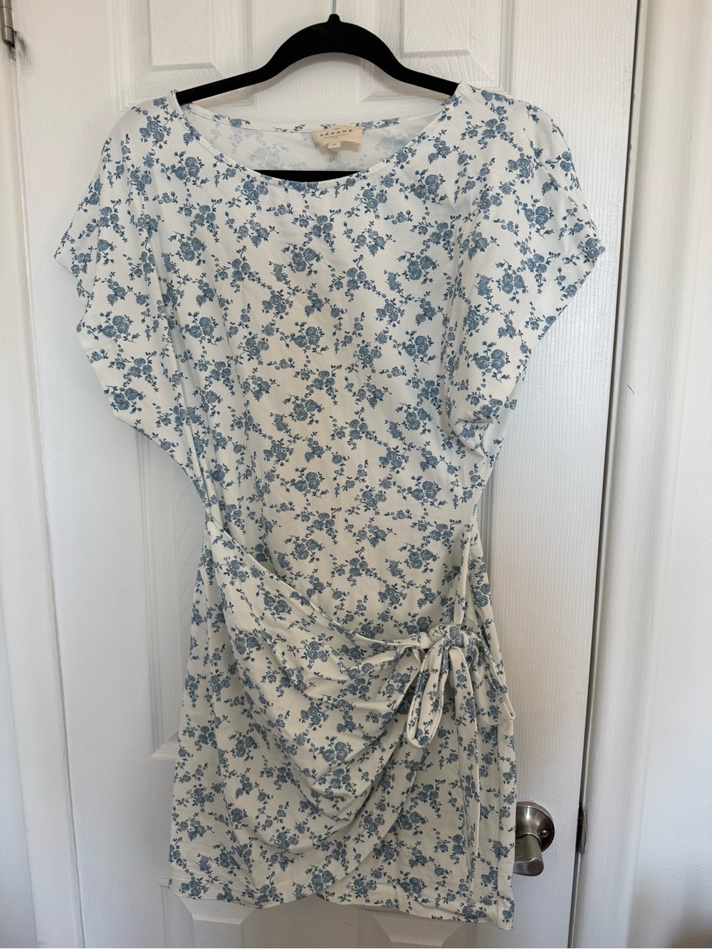 Sezane Robe Sabrina dress Rosa Bleu